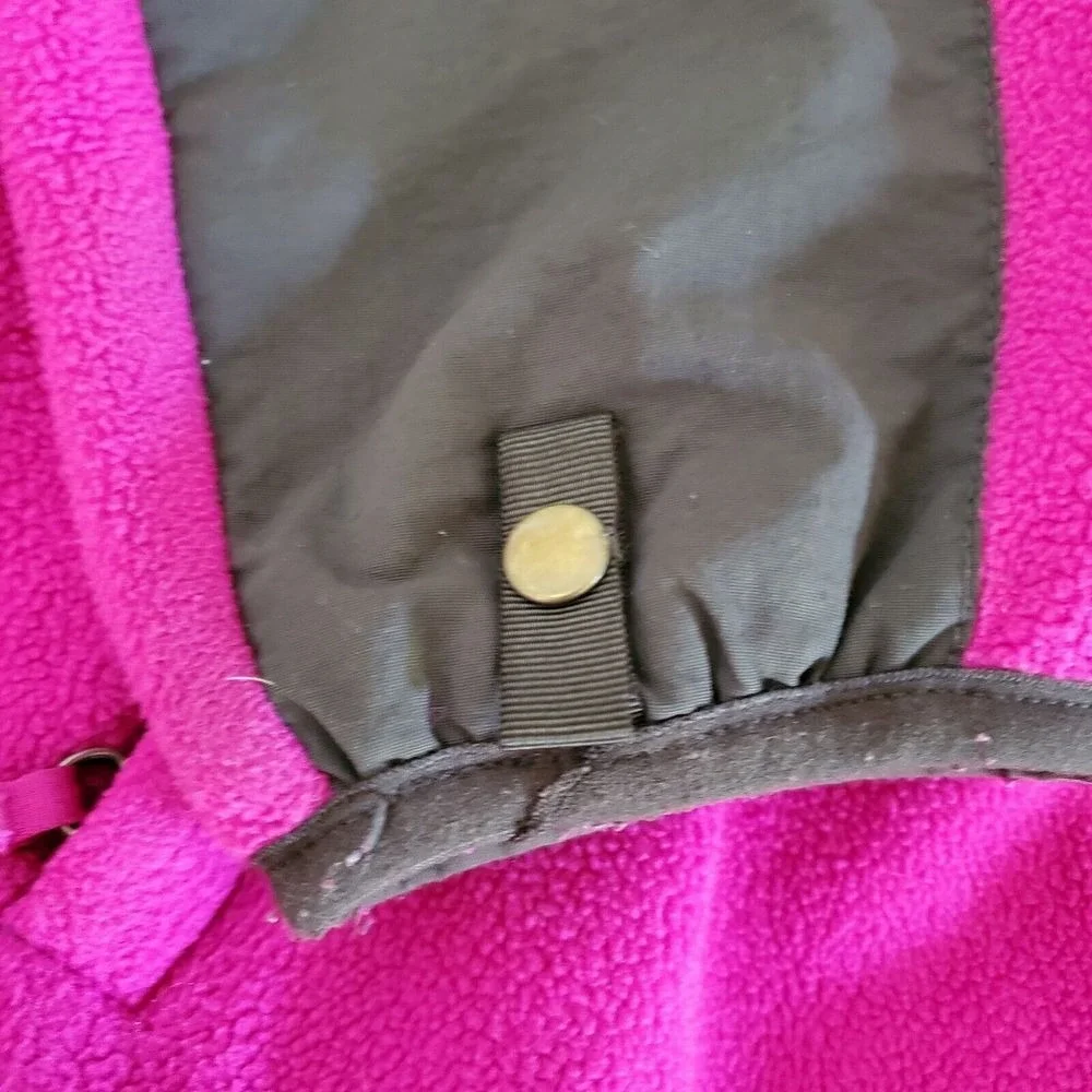 The North Face Jacket Girls XL Pink Grey Full Zip‎ Fleece Hiking